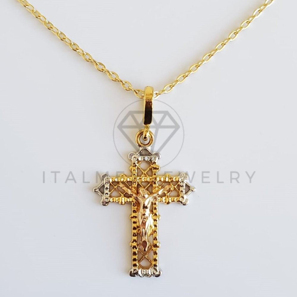 18K Gold Plated Modern Christ Pendant & 22" Chain